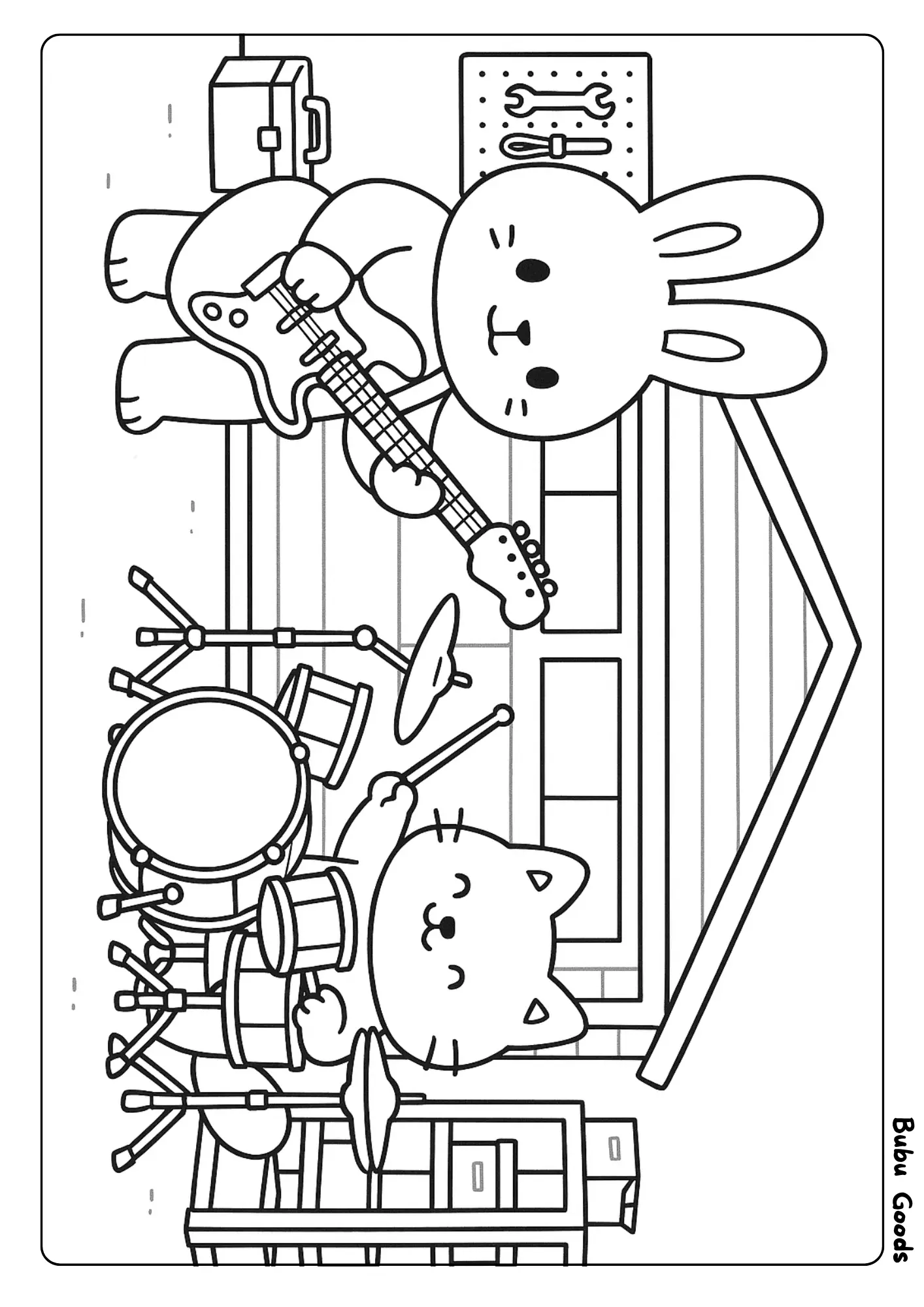 desenho-infantil_coelho-tocando-guitarra